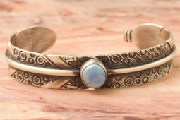 Genuine Golden Hill Turquoise Sterling Silver Feather  Bracelet